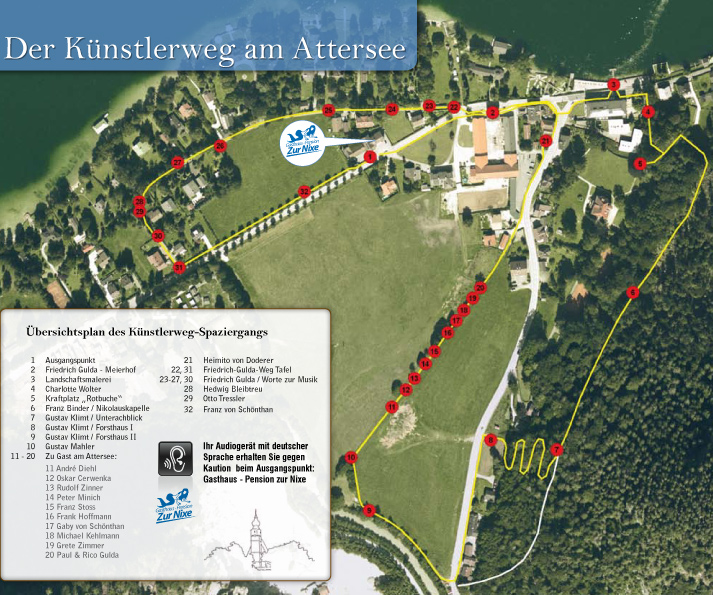 Künstlerweg Übersichtsplan